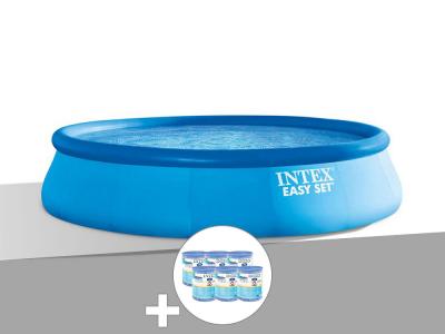 Kit piscine autoport&eacute;e Intex Easy Set 4,57 x 1,07 m + 6 cartouches de filtration