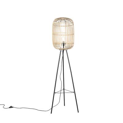 Lampadaire rural intelligent en rotin avec WiFi A60 - Manille