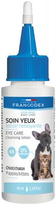 Soin pour les Yeux Lotion Nettoyante 60ml Pour Chiots et Chatons