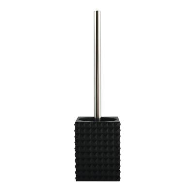 MSV Brosse Wc avec support Poyresine KUBIK Noir