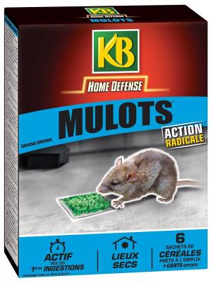 Mulot c&eacute;r&eacute;ales KB Home d&eacute;fense - Sachet 6 x 25 g