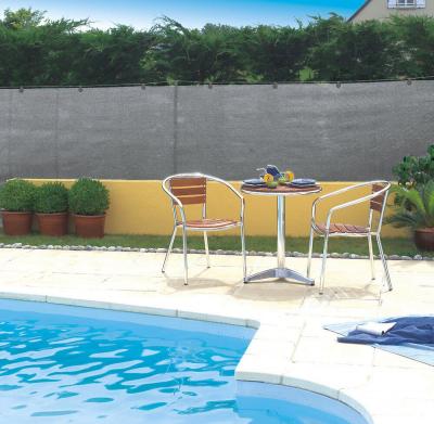 INTERMAS - Brise vue tiss&eacute; 95% occultant - noir- 1 x 5 m TOTALTEX