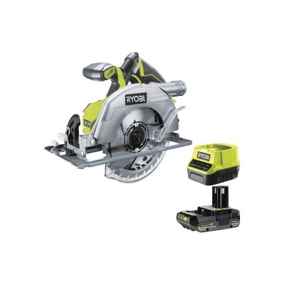 Ryobi - Pack Scie circulaire R18CS7-0 - 18V OnePlus Brushless - 1 Batterie 2.0Ah - 1 Chargeur rapide