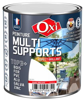 Peinture Bois Fer Pvc Brillant 500ml Blanc Double Action