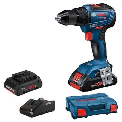 Perceuse visseuse 18V GSR 18V-55 + 2 batteries Procore 4Ah + chargeur + coffret L-CASE - 0615990L4C