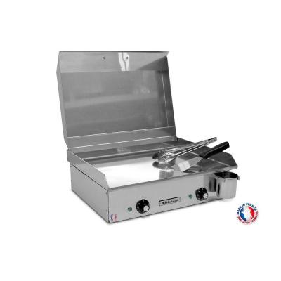 Plancha &eacute;lectrique MIRICHAUD NEO E530 - 2400W + Couvercle + 2 ustensiles
