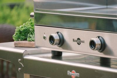 Plancha Krampouz Plancha Design DOUBLE inox gaz DESIGN PFDS2MA-KR