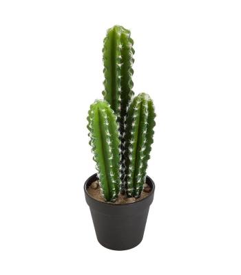 Plante artificielle Cactus en pot h 42 cm - Rond - Atmosphera