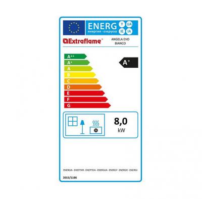 Po&ecirc;le &agrave; granul&eacute;s de bois 8kw Nordica Extraflame angelaevoblanc