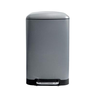 Perel - Poubelle municipale - 30 l - rectangulaire -- gris anthracite