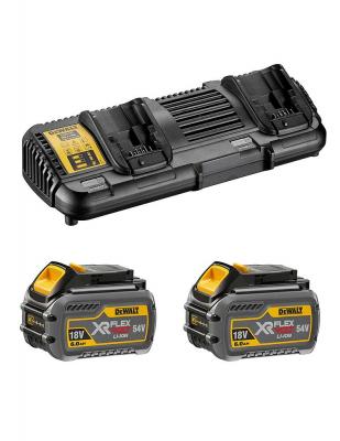 DEWALT Pack 2 batteries XR FLEXVOLT 54V 2Ah + DCB132 - DCB132T2