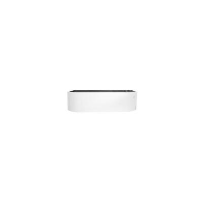 Radiateur &eacute;lectrique Divali connect&eacute; - Plinthe - 1000W - Blanc carat