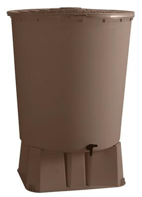 Bellijardin R&eacute;cup&eacute;rateur d'eau rond &agrave; poser Bellijardin - 350L - Taupe