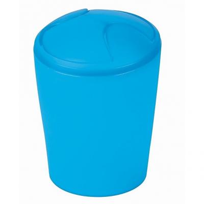 Poubelle &agrave; bascule pp move 2L Frosty Bleu - Bleu - Spirella