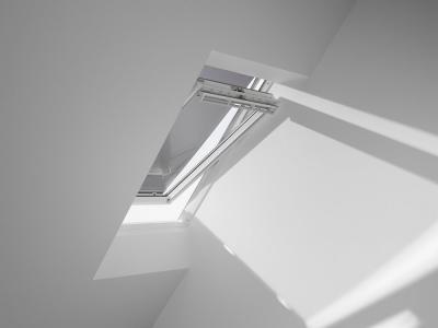 VELUX Original Store Occultant (DKL), Cadre Argent&eacute;, SK06, Bleu Fonc&eacute;