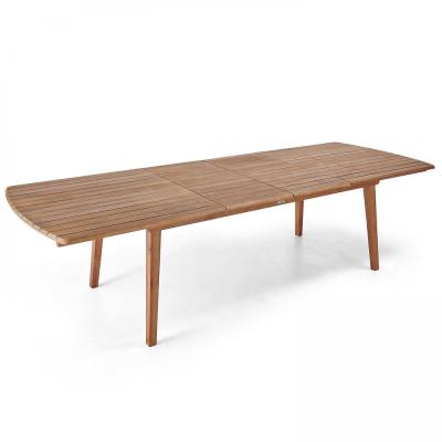 Oviala Table de Jardin Extensible en Bois d'eucalyptus