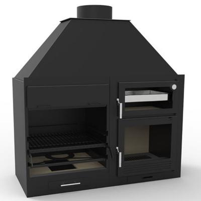 Barbecue charbon bois FM FUSION 140 avec four