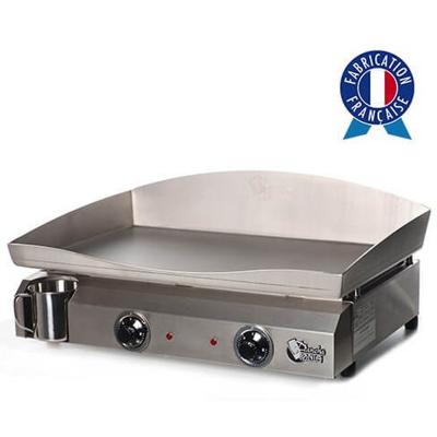 Plancha Electrique Tonio 2 R&eacute;sistances Electica Caisson et Plaque Inox