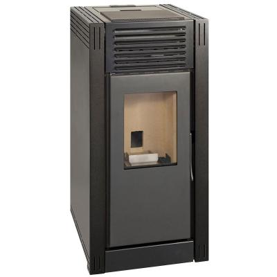 ESCALOR Po&ecirc;le &agrave; granul&eacute;s NAREL 7kW noir mat