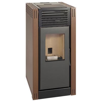 Poele a granules de 8kw marron escalor narel, esrnarel162404