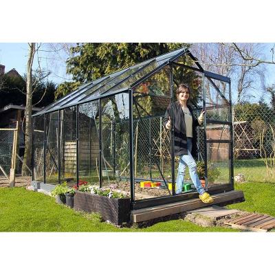 Serre de jardin en verre tremp&eacute; SEKURIT 4 mm + Base - 4,7 m&sup2;