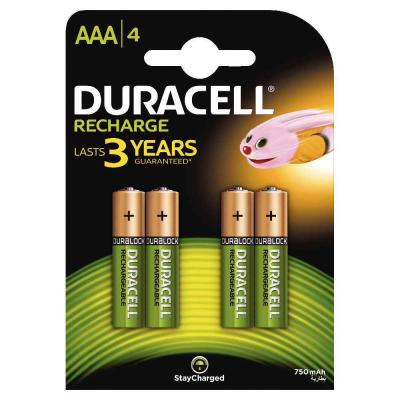 DURACELL RECHARGE AAA 750 mAh B4