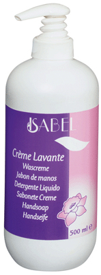 Isabel - Cr&egrave;me Lavante avec Pompe - Flacon de 500 ml