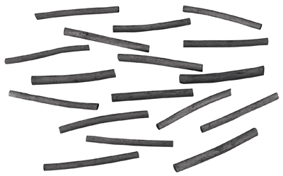 Fusains 6cm-diametre 4 a 6 mm - boite de 100