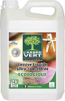 Lessive liquide l'arbre vert floral - bidon de 5 litres - arbre vert