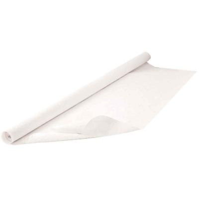 Nappe Damass&eacute;e 1.20m X 10m Blanche - Blanc