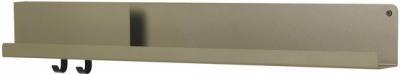 Muuto - Tablettes pli&eacute;es 96 x 13 cm, olive