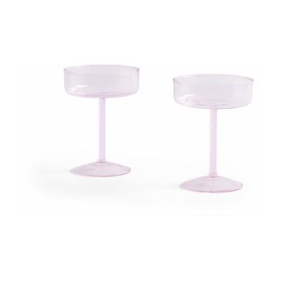 HAY - Tint Coupe &agrave; cocktail, rose (set de 2)