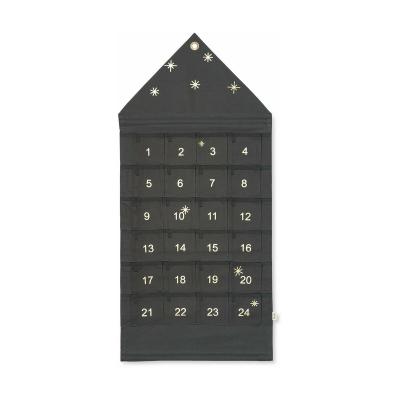 Calendrier de l'Avent &eacute;toil&eacute; vert fonc&eacute; - Ferm Living