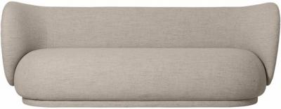 Canap&eacute; Rico 3 places sable boucl&eacute; - Ferm Living