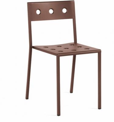 Chaise de jardin en acier rouge Balcony - HAY