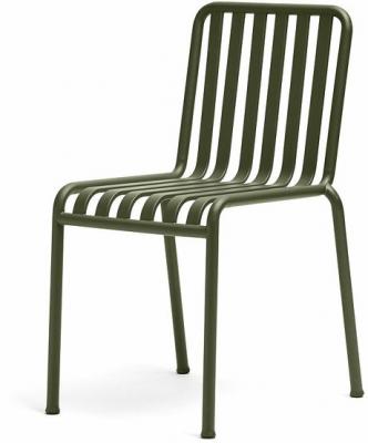 Chaise de jardin en m&eacute;tal olive Palissade - HAY
