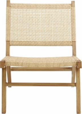 Chaise de jardin en osier naturel Vasai - Nordal
