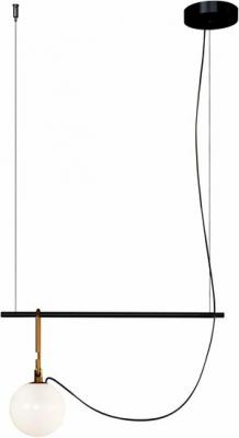 Artemide nh S1 14 suspension 55&nbsp;cm sph&egrave;re &Oslash; 14&nbsp;cm