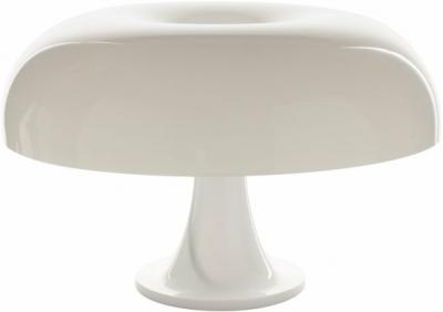 Lampe &agrave; poser - NESSO Blanc Diam 54cm x H 34cm R&eacute;sine