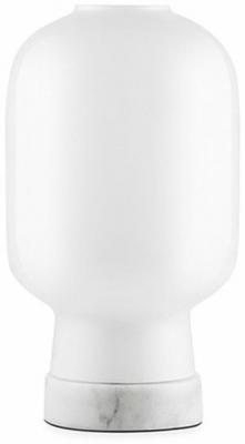 Lampe &agrave; poser en marbre blanc Amp blanc / blanc - Normann Copenhagen
