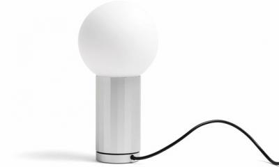 HAY Turn on lampe &agrave; poser LED dimmable pied alu
