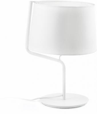 Lampe de table en m&eacute;tal blanc Berni - Faro Barcelona