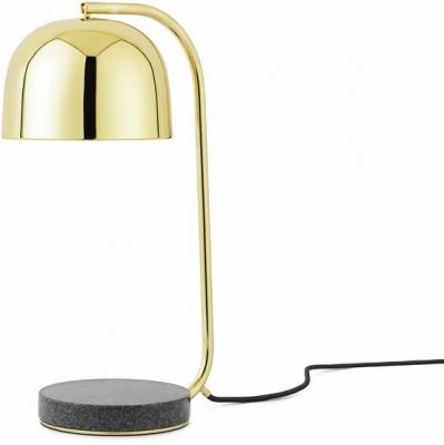 Normann Copenhagen Grant Lampe de Table Granit Laiton 45 x 17,5 cm