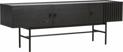 Meuble tv en ch&ecirc;ne teint&eacute; 150 cm Array - Woud