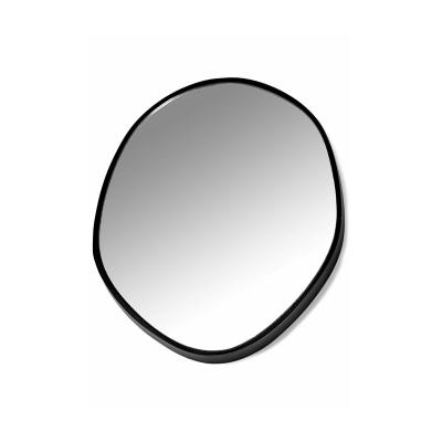 Miroir en verre et acier noir C - Serax