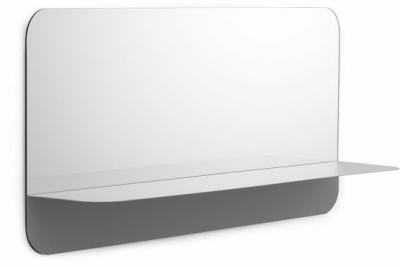 Miroir mural horizontal gris Horizon Grey - Normann Copenhagen