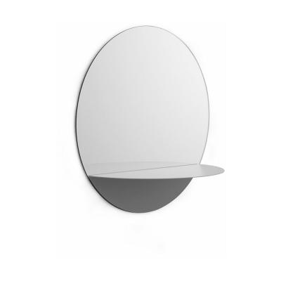 Miroir mural rond gris Horizon 34 cm Grey - Normann Copenhagen