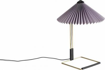 HAY Matin 300 lampe &agrave; poser LED Plissee, violette