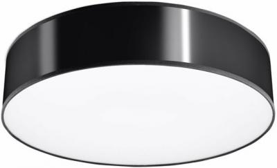 Plafonnier circulaire design ARENA D. 45 cm - Noir