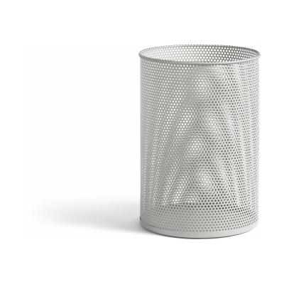 Foin - Perforated Bin L, &Oslash; 30,5 x H 44 cm, gris clair